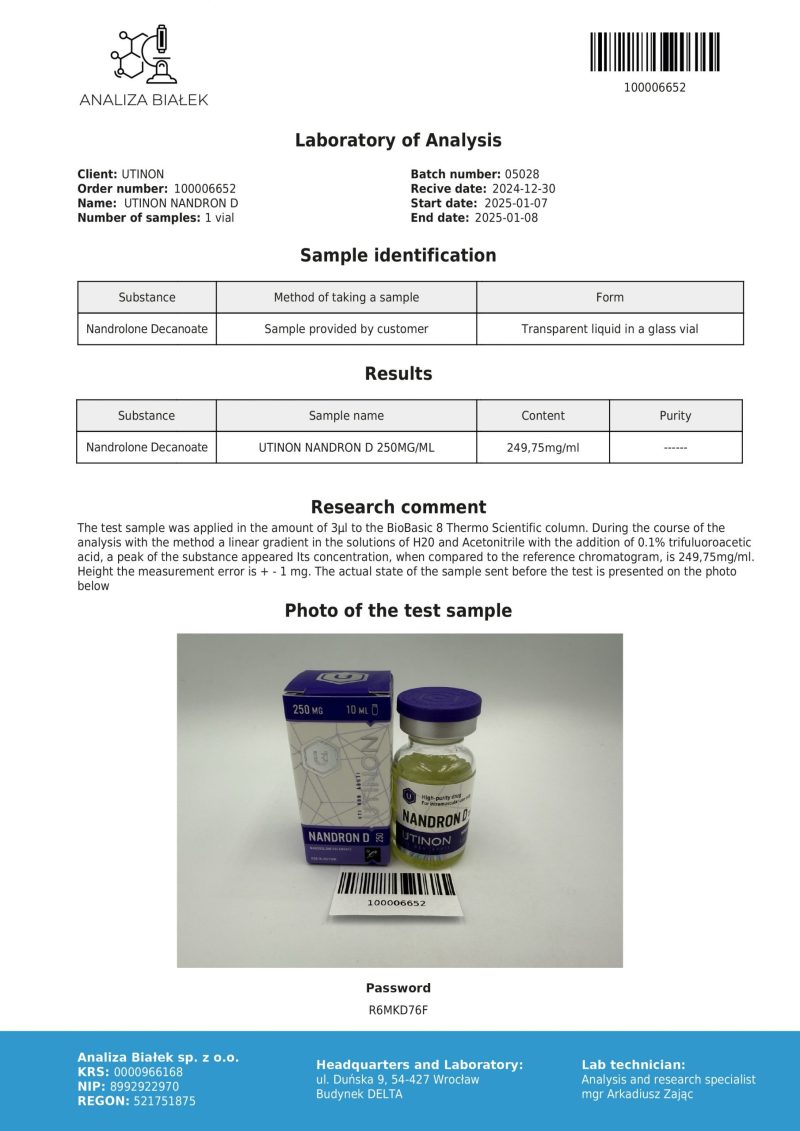 Deca 250 mg/ml (UT) - Afbeelding 2