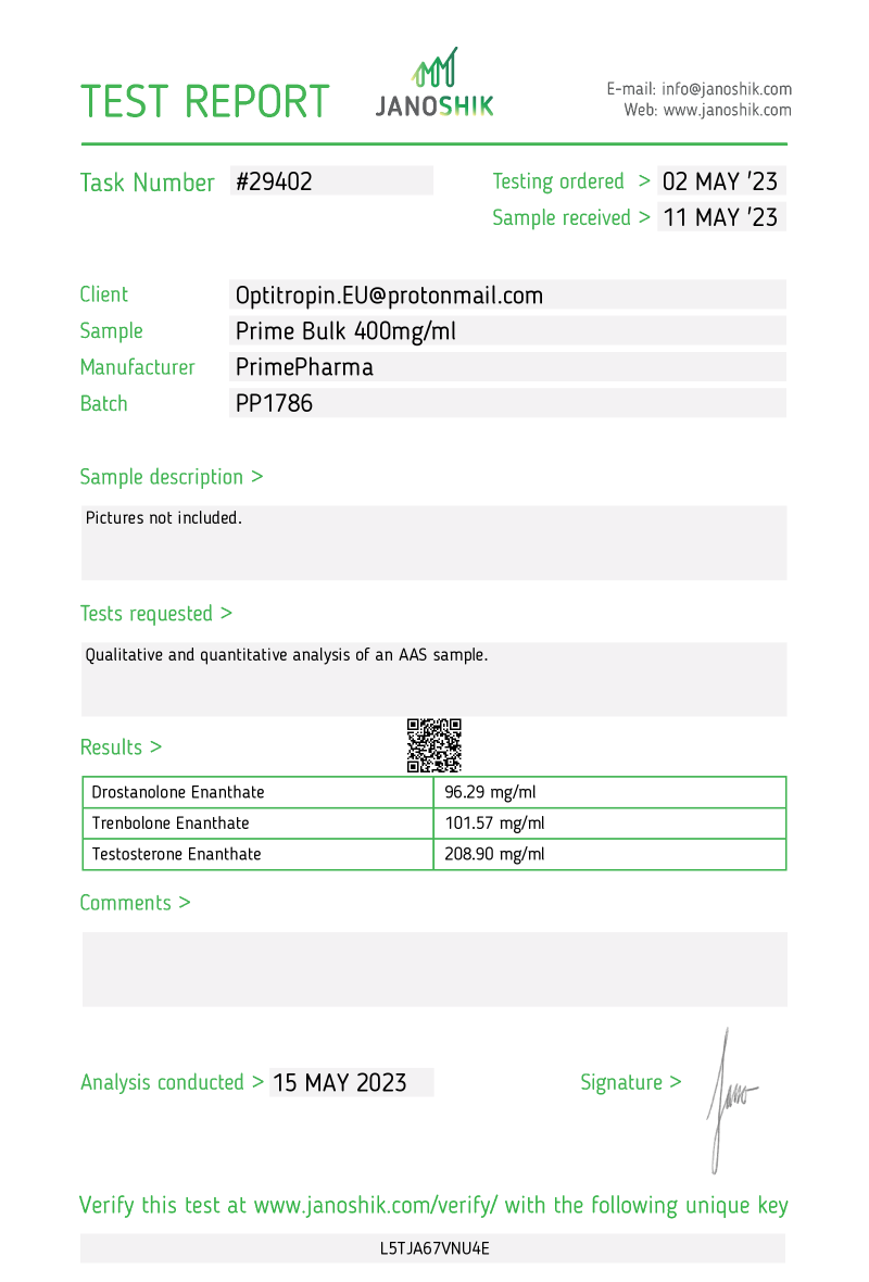 Bulk Mix 400 mg/ml (PR) - Afbeelding 2