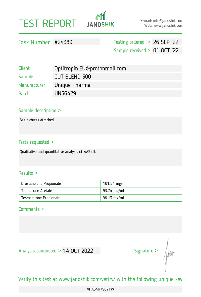 Cut Blend 300 mg/ml (UP) - Afbeelding 2