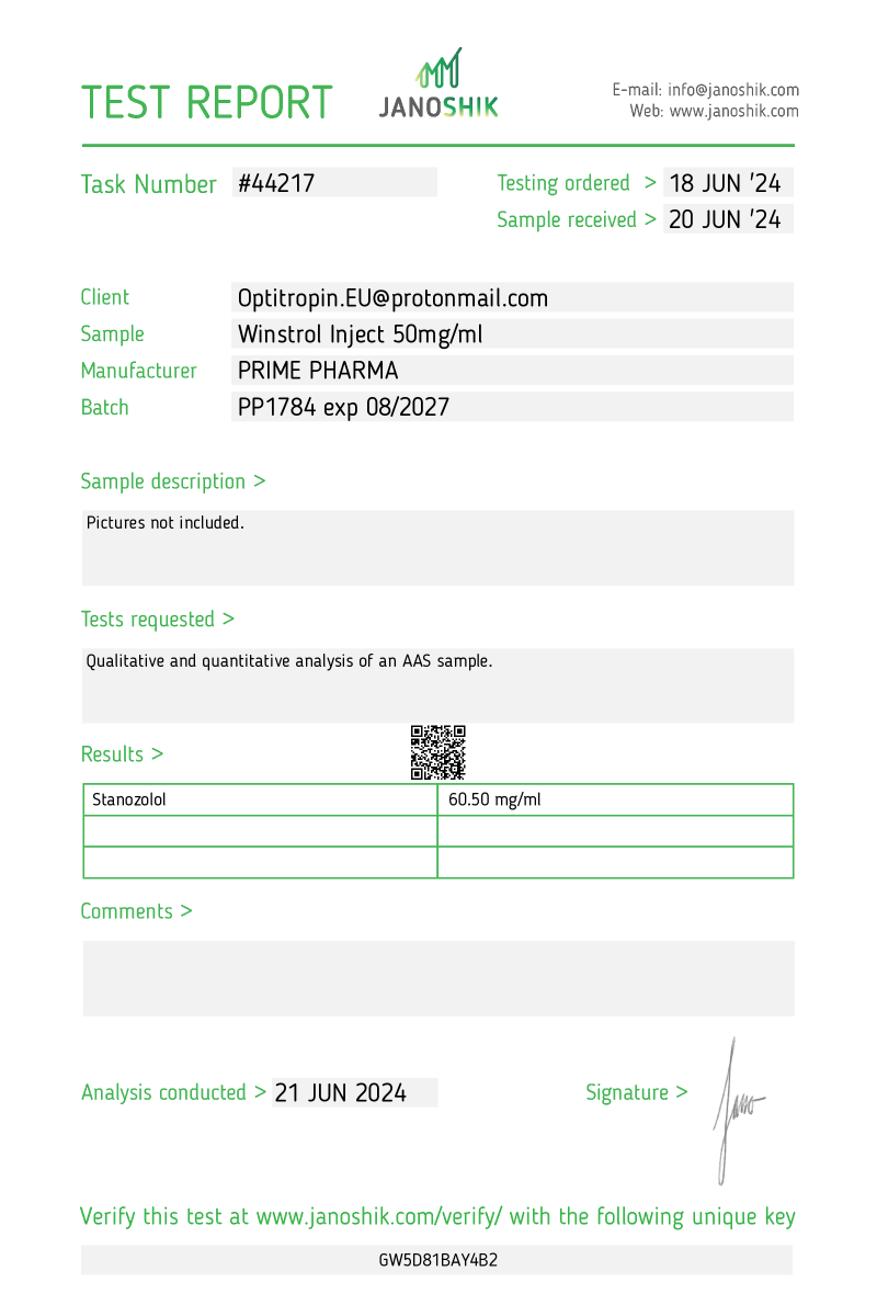 Winstol Depot 50 mg/ml (PR) - Afbeelding 2